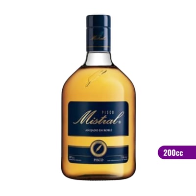 Petaca Pisco Mistral 35° - 200cc