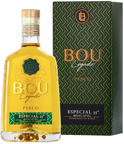 Pisco 1929 Bou Legado 35° Roble