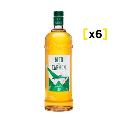 Pisco Alto Del Carmen 1.5 Litros 35 Gradosx6
