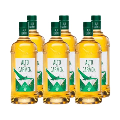 Pisco Alto del Carmen 35° 1 Lt. X6 ($5.831 c/u)