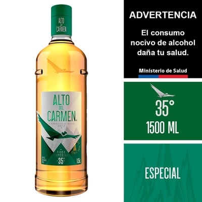 Pisco Alto del Carmen especial botella 1.5 L