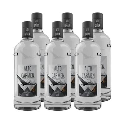 Pisco Alto del Carmen Transparente 40° 750cc x6 ($5.490 c/u)