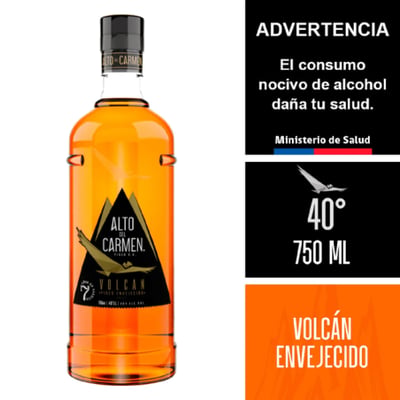 Pisco Alto del Carmen  - Volcán 40° 750ml
