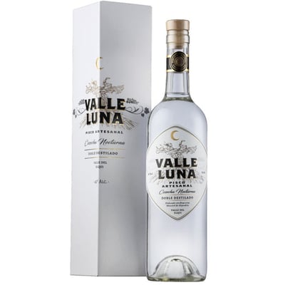 Pisco Artesanal Valle Luna Cosecha Nocturna 40º 750 Ml