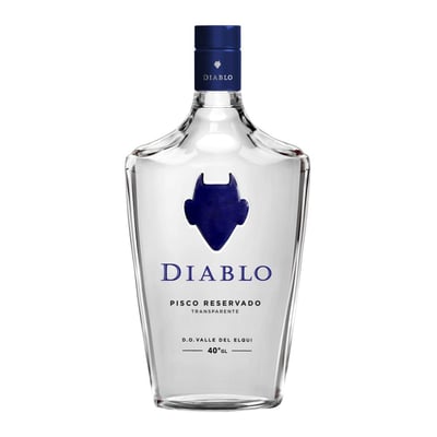 Pisco Diablo reservado transparente botella 700 cc