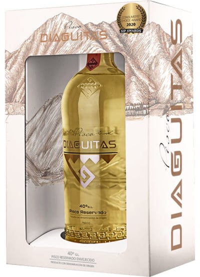 Pisco Diaguitas Reservado 40° C/estuche 750cc