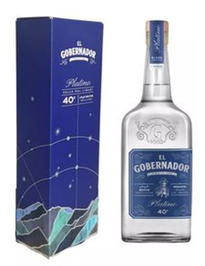 Pisco El Gobernador Platino 700cc 40ªalc. 