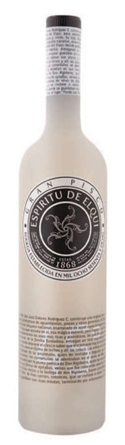 Pisco Espíritu del Elqui 750cc 45º alc.