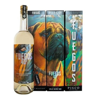 Pisco Fuegos Bullmastiff 40° 750ml