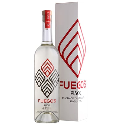 Pisco Fuegos Reservado Doble Destilado 750cc