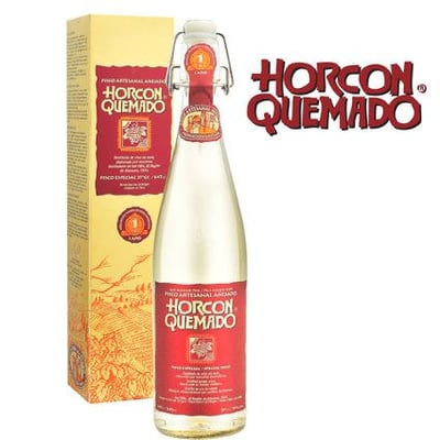 Pisco Horcón Quemado 35° 1 Año Chile
