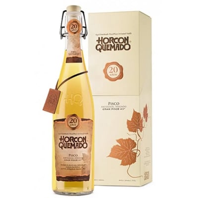 Pisco Horcón Quemado 43˚ - 20 Años - 645ml