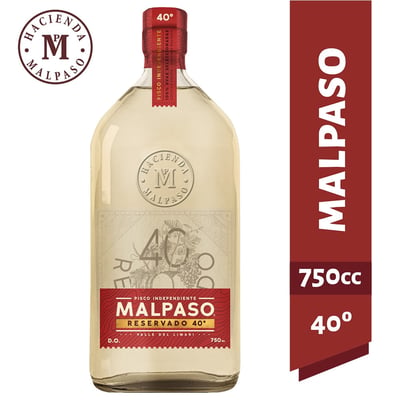 Pisco Mal Paso 40º botella 750 cc