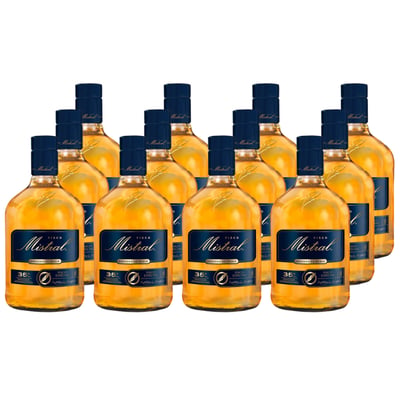 Pisco Mistral 35° 1L x12 ($6.290 c/u)