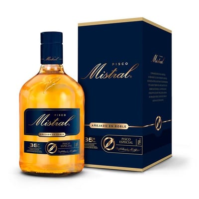 Pisco Mistral 35º Botella 750cc