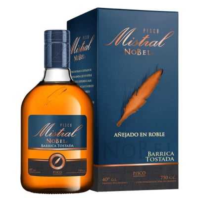 Pisco Mistral Nobel - Barrica Tostada 40° - 750mL