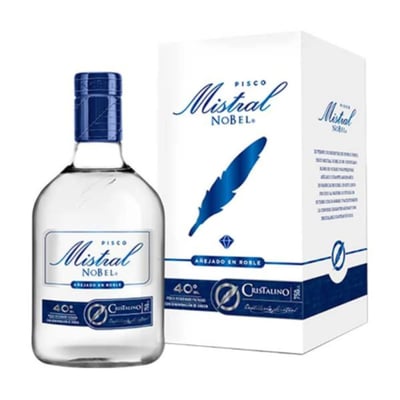 Pisco Mistral Nobel - Cristalino - 750ml