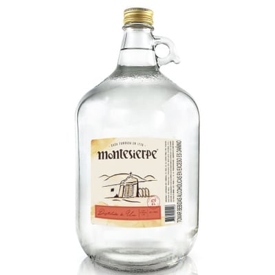 Pisco Peruano Montesierpe - Quebranta - 4L (destilado de uva)