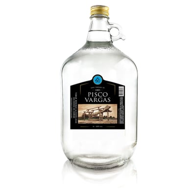 Pisco Peruano Vargas - Quebranta 4L (destilado de uva)