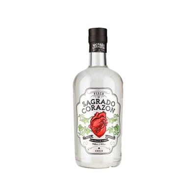 Pisco Sagrado Corazon Transparente 40º Botella 750cc