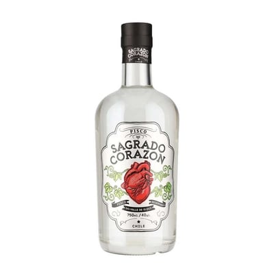 Pisco Sagrado Corazón Transparente 750cc 40ºalc.