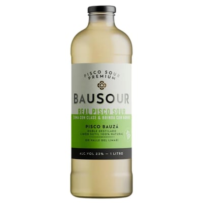 Pisco Sour Bausour 23° 1L - Congelado