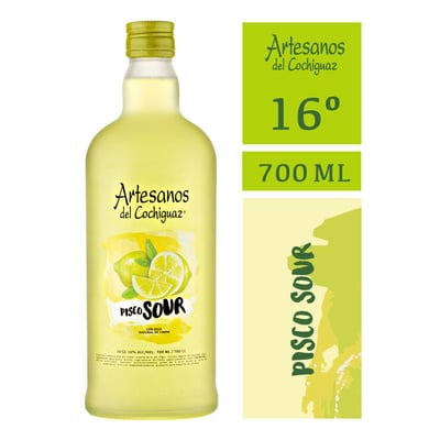 Pisco sour Los Artesanos botella 700 cc