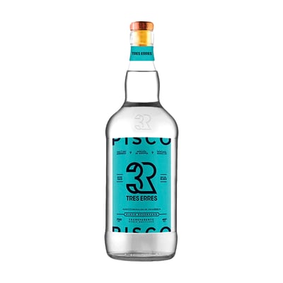 Pisco Tres Erres Transparente 1 Litro