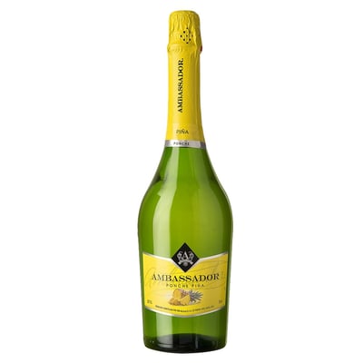 Ponche Ambassador piña botella 750 cc
