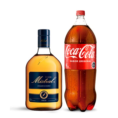 Promo Mistral 35° 750cc + Coca Cola 3l
