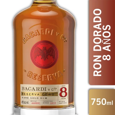 Ron Bacardi Reserva 8 Años 40˚ - 750ml