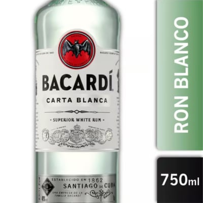 Ron Blanco Bacardi - Carta Blanca 700ml