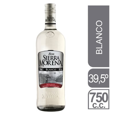 Ron blanco Sierra Morena botella 750 cc