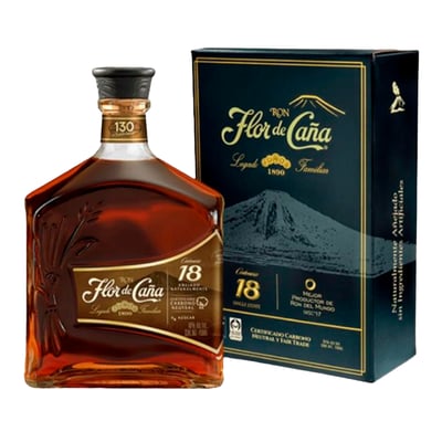 Ron Flor de Caña 18 Años Centenario 40˚ - 750ml