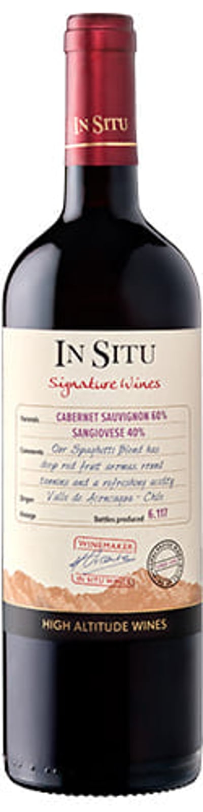 San Esteban In Situ Signature Wines Cabernet Sauvignon/sangiovese 2020