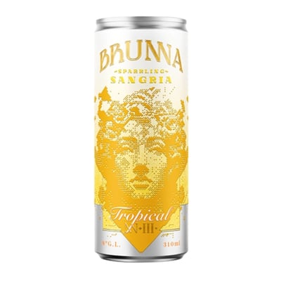 Sangría Sparkling Brunna Blanca Tropical 310cc