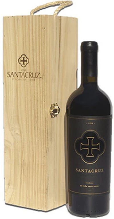Santa Cruz Petit Verdot Icono 2022 En Caja De Madera