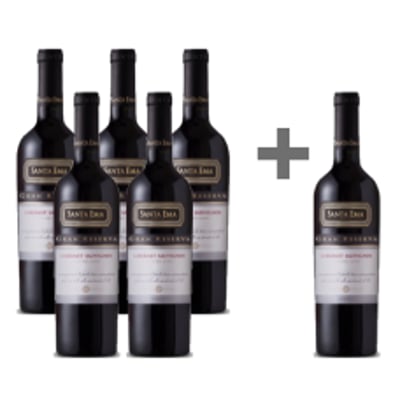 Santa Ema Cabernet Sauvignon Gran Reserva (PAGUE 5 LLEVE 6) ($5.825 c/u)