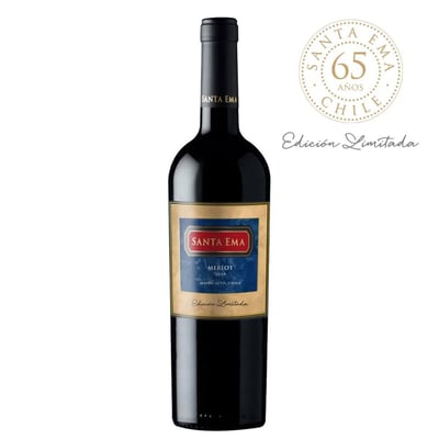 Santa Ema Merlot Edicion Limitada 65 Años 750 Ml