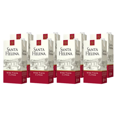 Santa Helena Vino Tinto Caja 2L x8 ($3.490 c/u)