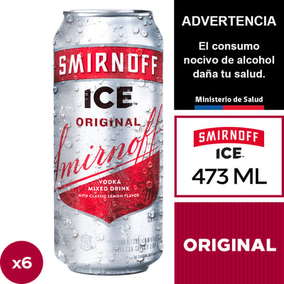 Smirnoff Ice Original 6 X 473 Ml.