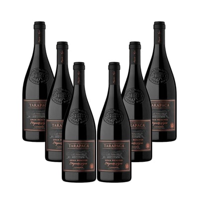 Tarapaca Etiqueta Negra Carmenere X6