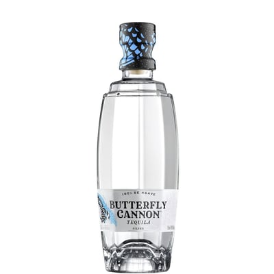 Tequila Butterfly Cannon Silver 100% Agave 750cc
