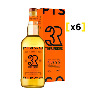 Tres Erres 35º Botella 750cc X6