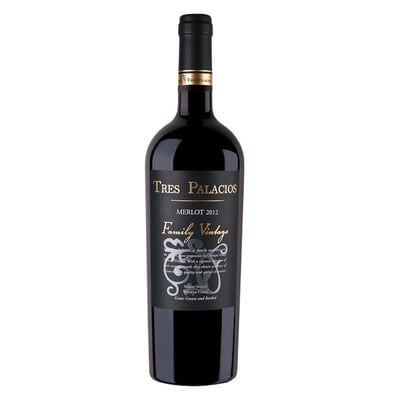 Tres Palacios F.vintage Merlot 750 Ml