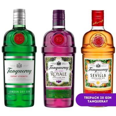 Tripack 3x Gin Tanqueray Mix - 700ml