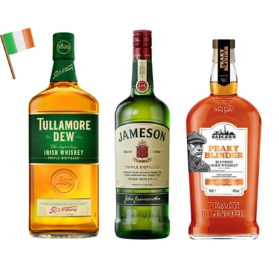 Tripack 3x Whisky Irlanda - Mix - 750ml