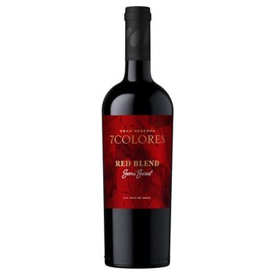 Vino 7 Colores Gran Reserva Red Blend Semi Sweet 14° 750cc
