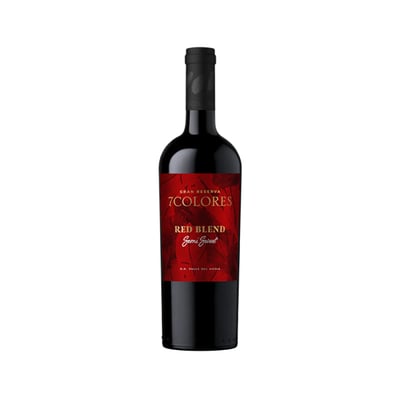 Vino 7 Colores Gran Reserva Red Blend Semi Sweet Botella 750 Cc