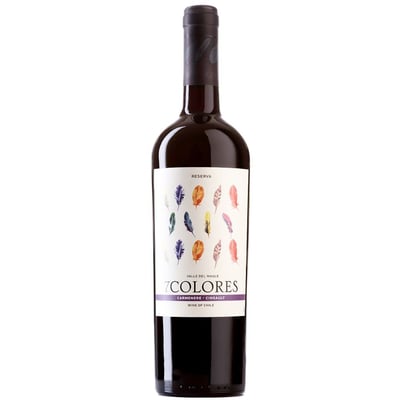Vino 7 Colores Rsva Carmenere 750cc